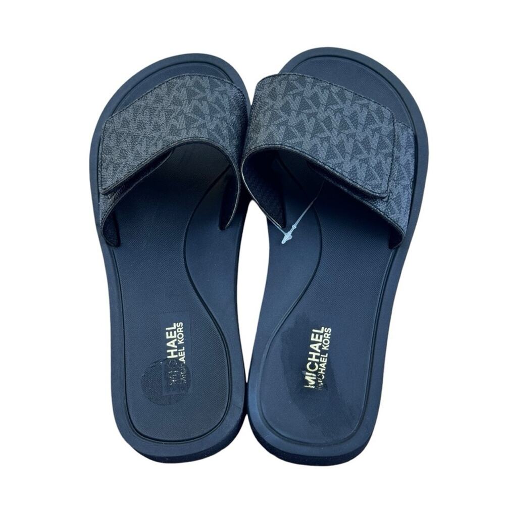 Michael Kors Women’s Secure Strap Slide Sandal Sz 7 - Picture 2 of 10